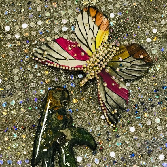 Parrot Handmade Pin/Brooch/Pendant - Picture 11 of 16